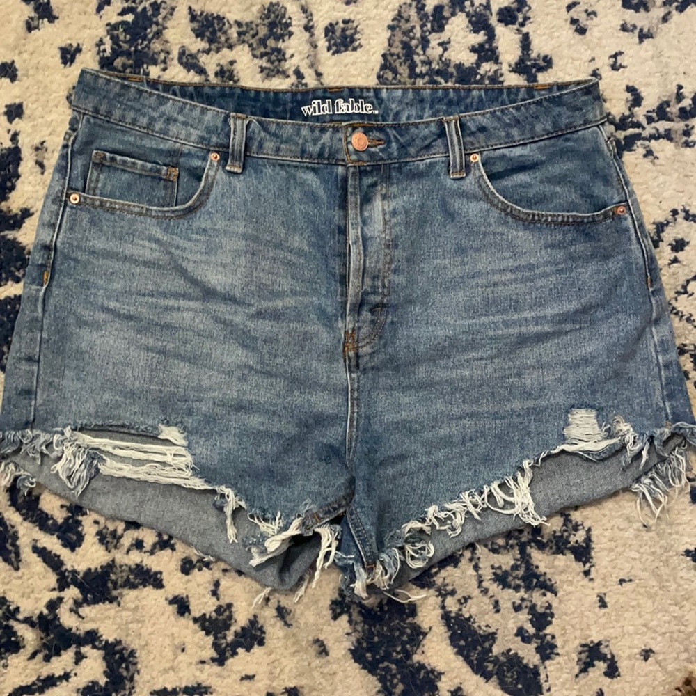 High rise shorts